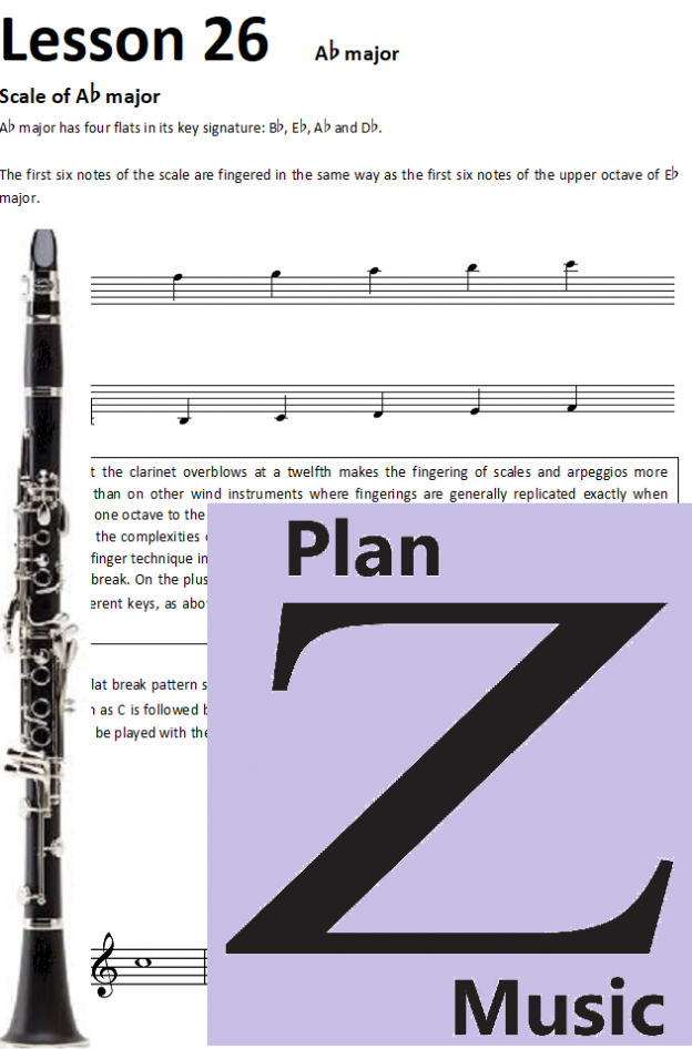 Lesson 26 Ab major Plan Z Music